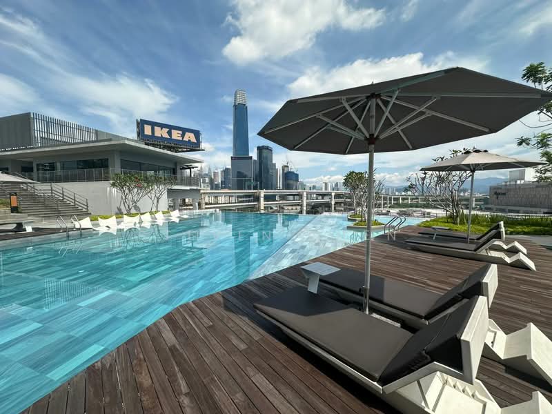 Kondominium untuk Disewa di One Cochrane Residence - Steven Chen - Pool - PropertyGuru.com.my