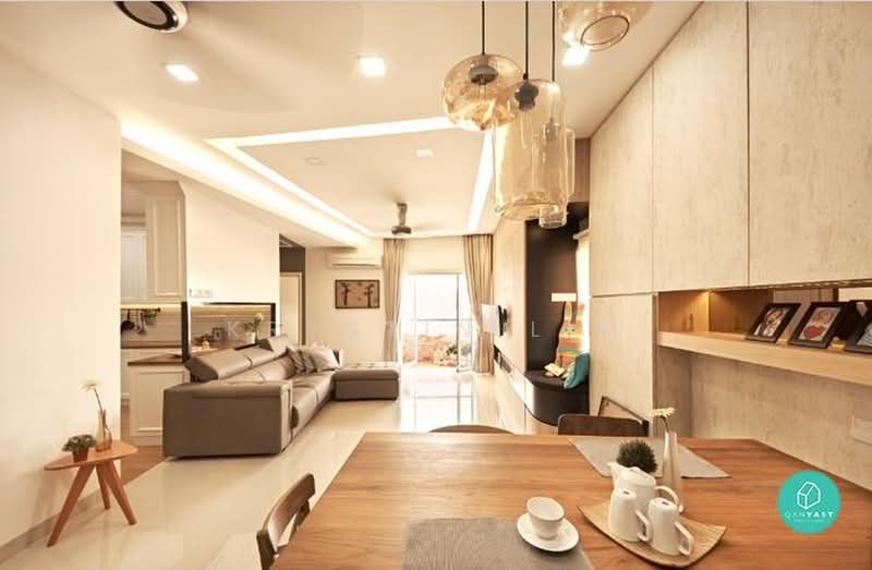 Servis Apartment untuk Dijual di The Grand Subang Jaya SS15 - Krystin Lim - Living Room - PropertyGuru.com.my