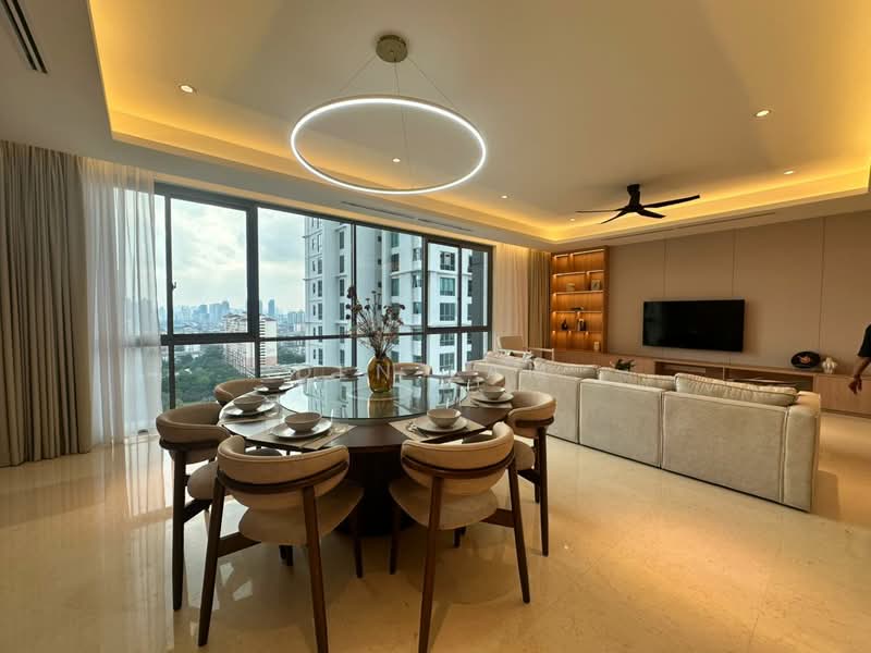 Condominium for Sale at Capella Embassy (D'Rapport Residences) - Den Lam - Living Room - PropertyGuru.com.my