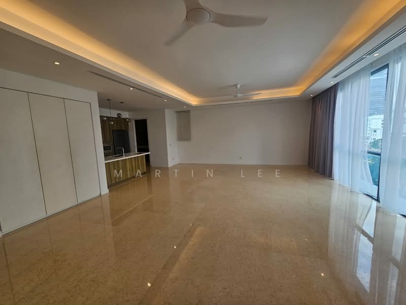 Kondominium untuk Disewa di Capella Embassy (D'Rapport Residences) - Martin Lee - Living Room - PropertyGuru.com.my