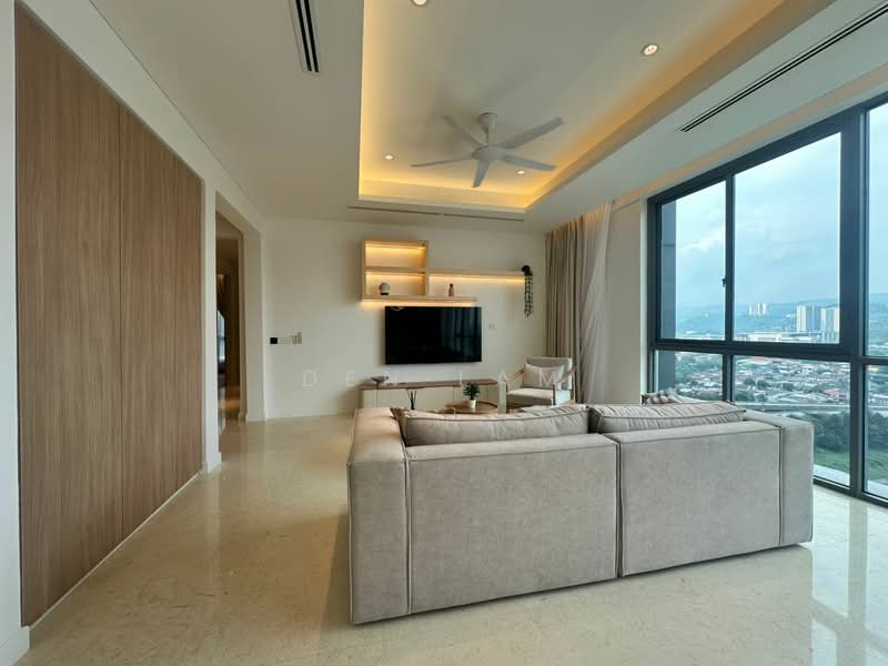 Condominium for Sale at Capella Embassy (D'Rapport Residences) - Den Lam - Living Room - PropertyGuru.com.my