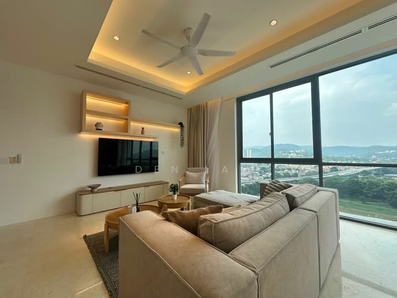 Condominium for Sale at Capella Embassy (D'Rapport Residences) - Den Lam - Living Room - PropertyGuru.com.my