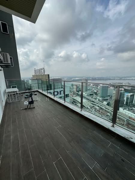 Service Residence for Rent at TriTower Residence @ Johor Bahru Sentral - Jennifer Tee - Balcony - PropertyGuru.com.my