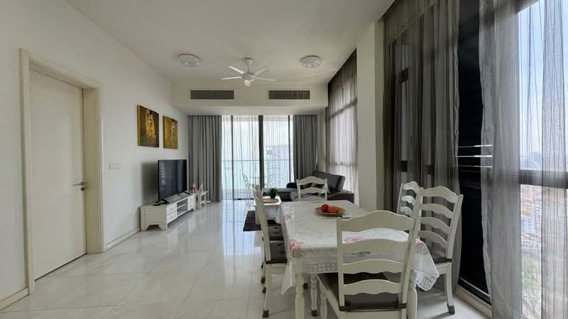 Kondominium untuk Disewa di Setia V Residences - May Tan - Living Room - PropertyGuru.com.my