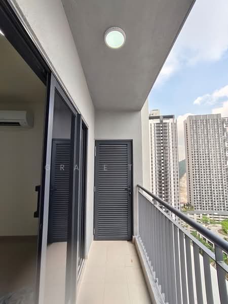Service Residence for Sale at D'Cosmos Residences - Grace Tham - Balcony - PropertyGuru.com.my