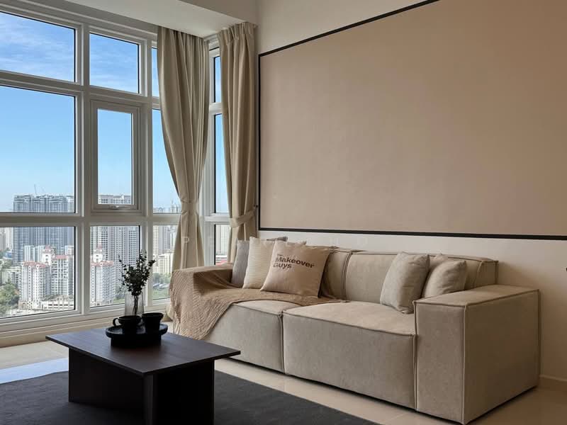 Servis Apartment untuk Disewa di Met 1 Residences - Pearl Ho - Living Room - PropertyGuru.com.my