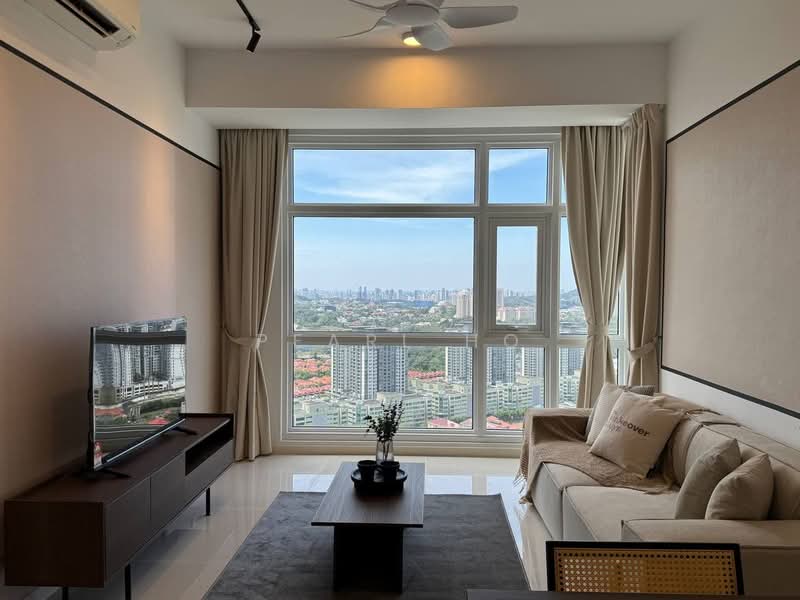 Servis Apartment untuk Disewa di Met 1 Residences - Pearl Ho - Living Room - PropertyGuru.com.my