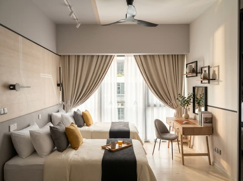 Servis Apartment untuk Disewa di Star Residences Two - Kamal Kamaruddin - Bedroom - PropertyGuru.com.my