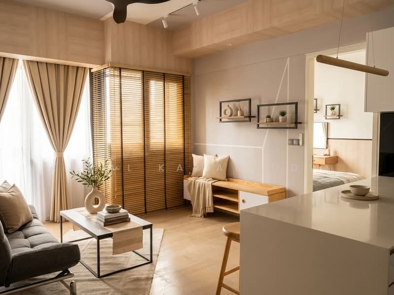Servis Apartment untuk Disewa di Star Residences Two - Kamal Kamaruddin - Living Room - PropertyGuru.com.my
