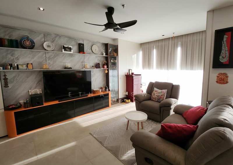 Service Residence for Sale at Lumi Tropicana Serviced Residence - Ethan Swe - Living Room - PropertyGuru.com.my