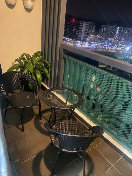 Service Residence for Rent at Suria Residence - Anita Omar - Balcony - PropertyGuru.com.my