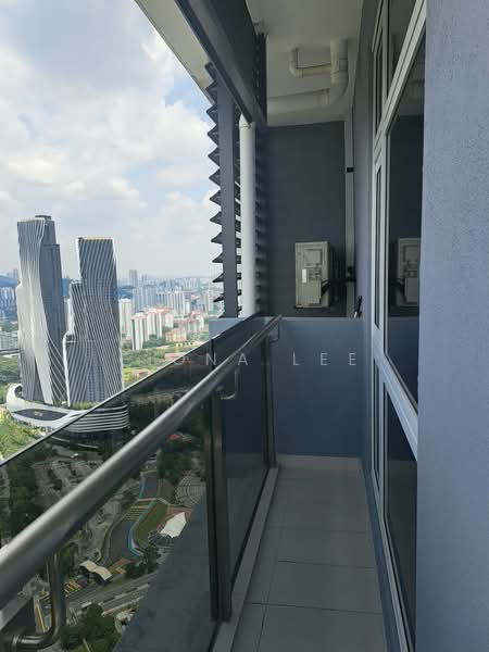 Servis Apartment untuk Dijual di Met 1 Residences - Fiona Lee - Balcony - PropertyGuru.com.my