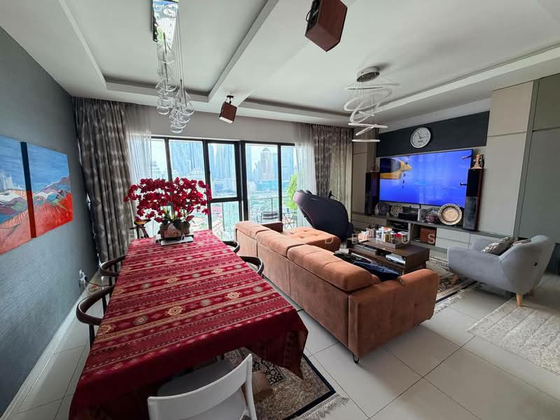 Kondominium untuk Dijual di Setia SKY Residences - Ibrahim Iderus - Living Room - PropertyGuru.com.my