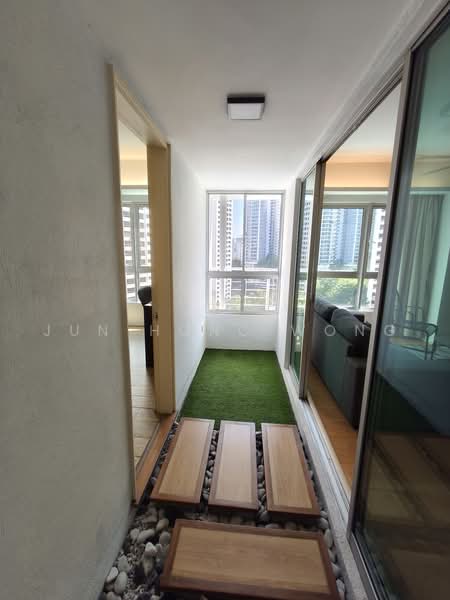Service Residence for Sale at i-Zen @ Kiara 1 - Teddy Wong - Balcony - PropertyGuru.com.my