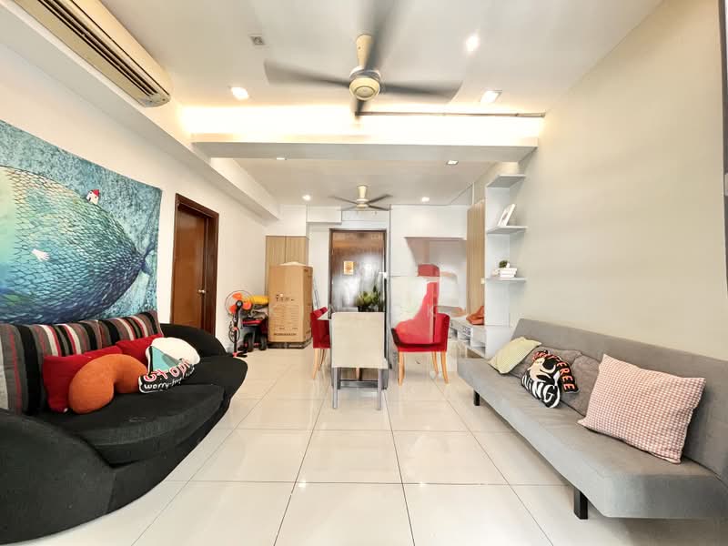 Servis Apartment untuk Disewa di Regalia Residence - Kin CK - Living Room - PropertyGuru.com.my