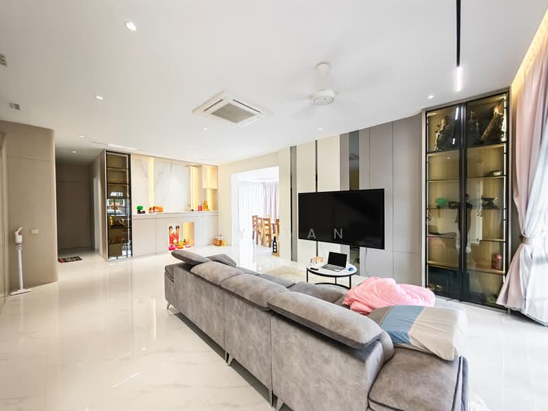 Rumah Kluster untuk Dijual di Eco Spring (Johor Bahru) - Sky Tan - Living Room - PropertyGuru.com.my