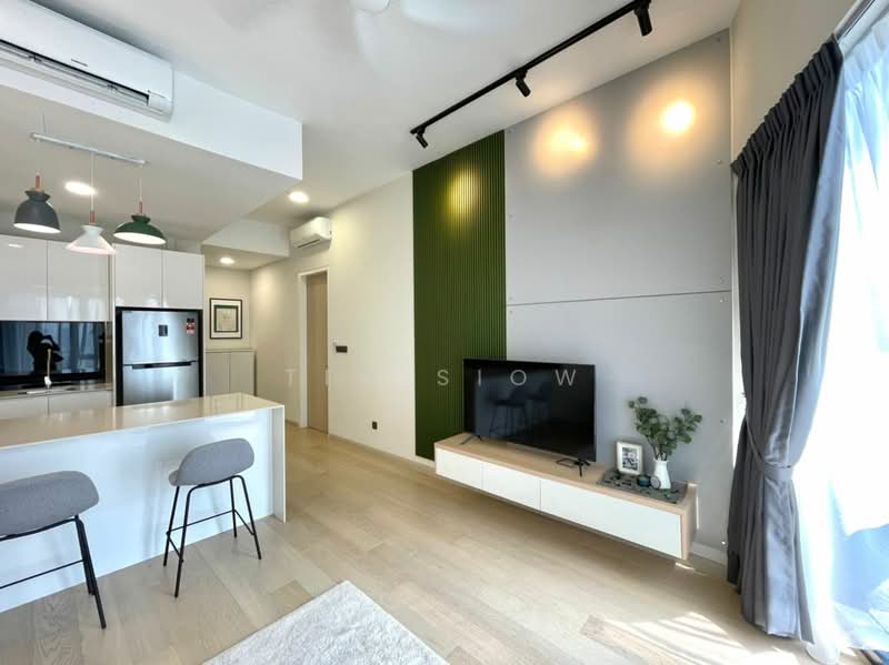 Servis Apartment untuk Disewa di Star Residences Two - Tim Siow - Living Room - PropertyGuru.com.my