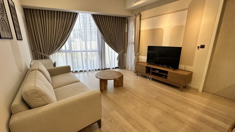 Service Residence for Rent at Star Residences Two - Tim Siow - Living Room - PropertyGuru.com.my