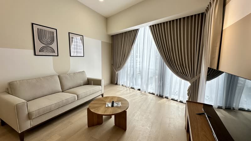 Service Residence for Rent at Star Residences Two - Tim Siow - Living Room - PropertyGuru.com.my