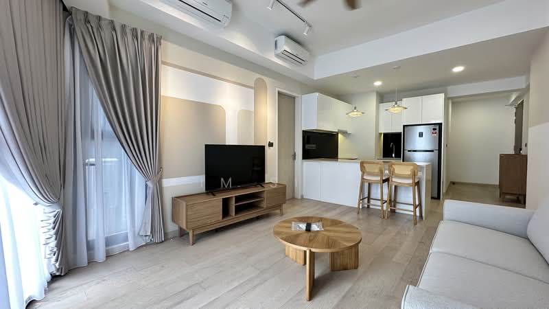 Service Residence for Rent at Star Residences Two - Tim Siow - Living Room - PropertyGuru.com.my