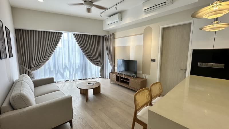 Service Residence for Rent at Star Residences Two - Tim Siow - Living Room - PropertyGuru.com.my