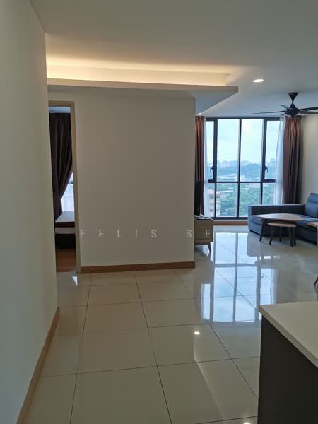 Kediaman Servis untuk Disewa di KL Gateway Residences - Felis See - Living Room - PropertyGuru.com.my