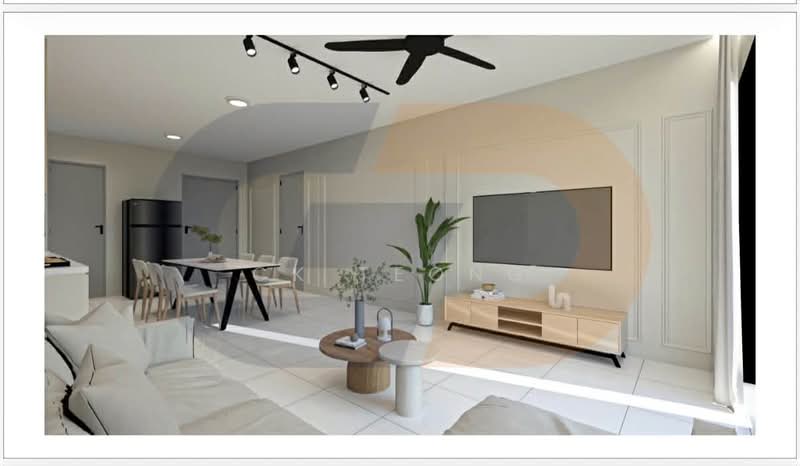 Condominium for Rent at Trinity Wellnessa - CK Teong - Living Room - PropertyGuru.com.my