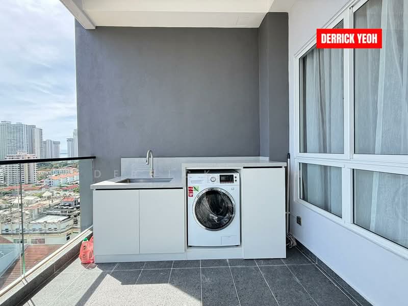Condominium for Rent at Codrington Residence - Derrick Yeoh - Balcony - PropertyGuru.com.my