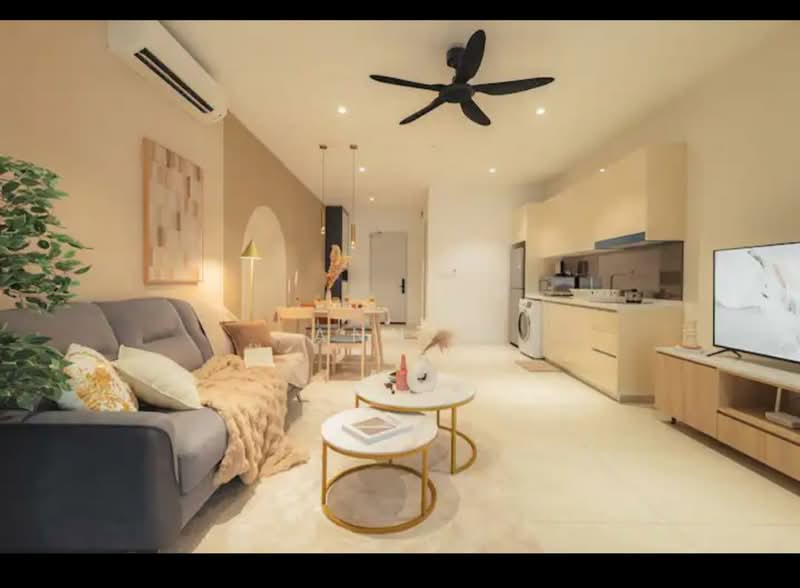Servis Apartment untuk Dijual di Quill Residence - Ann . - Living Room - PropertyGuru.com.my