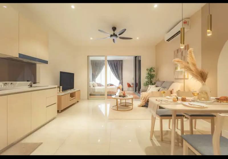 Servis Apartment untuk Dijual di Quill Residence - Ann . - Living Room - PropertyGuru.com.my