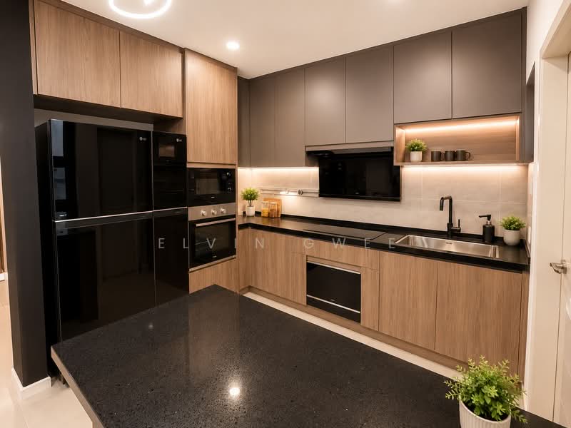 Servis Apartment untuk Disewa di Aurora Subang Jaya - Elvin Gwee - Kitchen - PropertyGuru.com.my