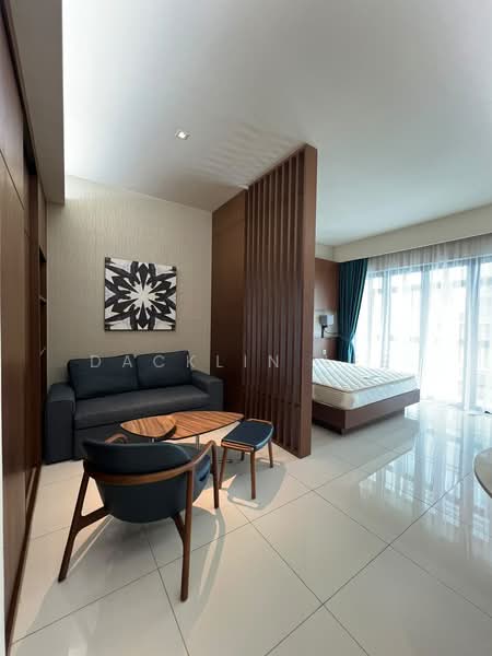 Service Residence for Rent at Tribeca - Dacklin Lee - Living Room - PropertyGuru.com.my