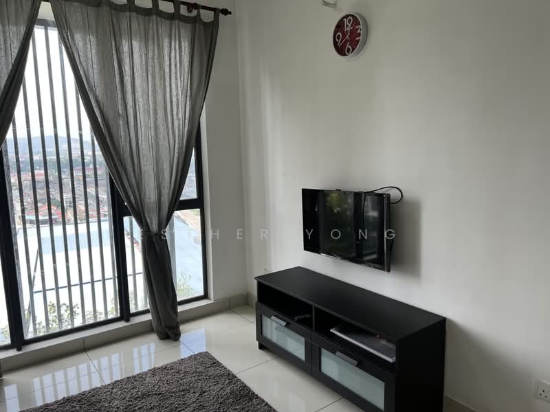 Service Residence for Rent at You Vista @ You City - Esther Yong - Living Room - PropertyGuru.com.my