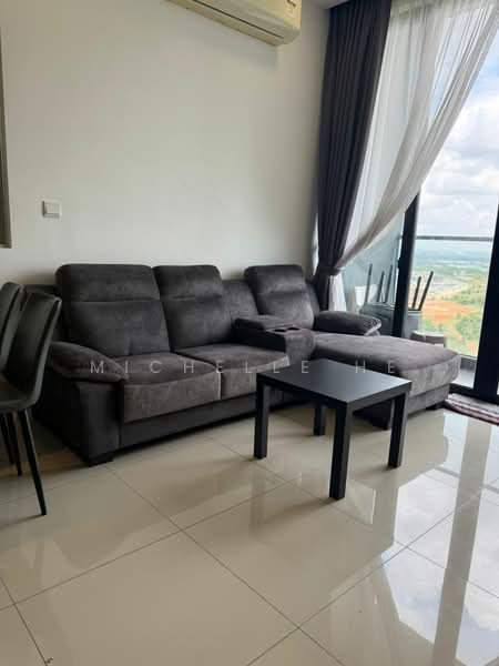 Service Residence for Rent at D'Pristine - Michelle He - Living Room - PropertyGuru.com.my