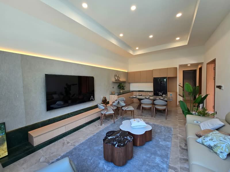 Vila Berkembar untuk Dijual di Forest City (Gelang Patah) - Ann . - Living Room - PropertyGuru.com.my