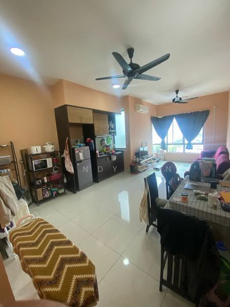 Service Residence for Sale at Vega Residensi 1 - Candy Tan - Living Room - PropertyGuru.com.my