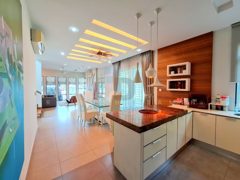 Zero-Lot Bungalow for Sale in Saujana Rawang (Rawang) - Irmantaha Tamin - Dining & Kitchen - PropertyGuru.com.my