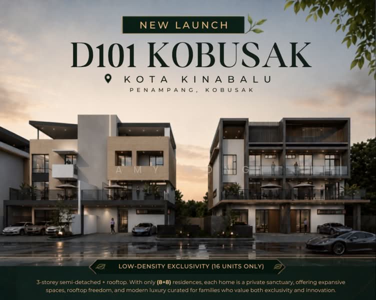 Rumah Berkembar untuk Dijual di Kota Kinabalu (Sabah) - Amy Wong - Exterior - PropertyGuru.com.my