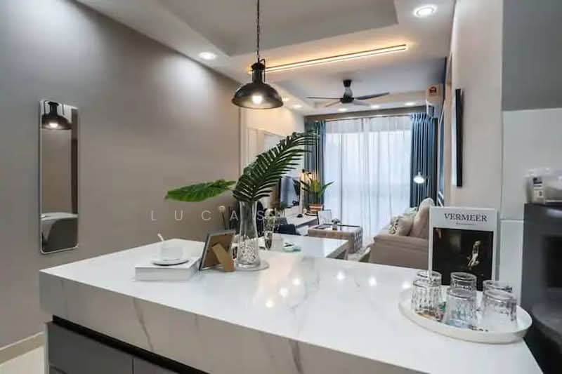 Condominium for Rent at Platinum Arena - Lucas Chan - Living Room - PropertyGuru.com.my