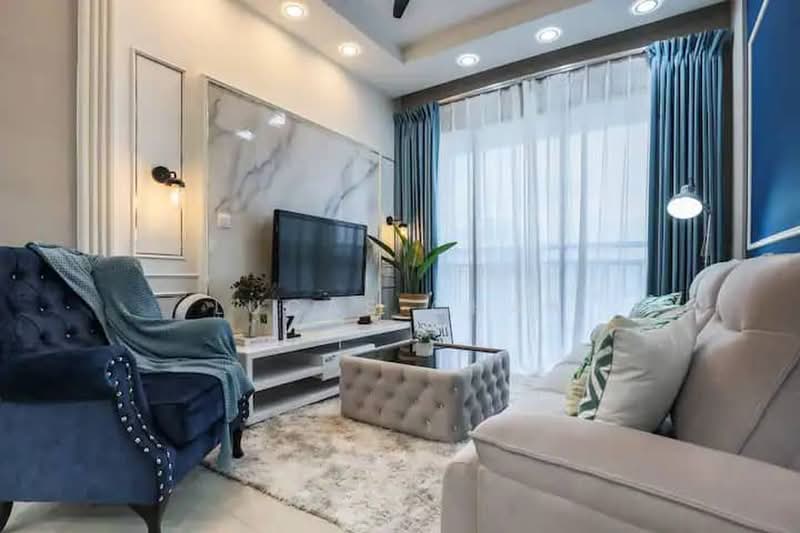 Condominium for Rent at Platinum Arena - Lucas Chan - Living Room - PropertyGuru.com.my