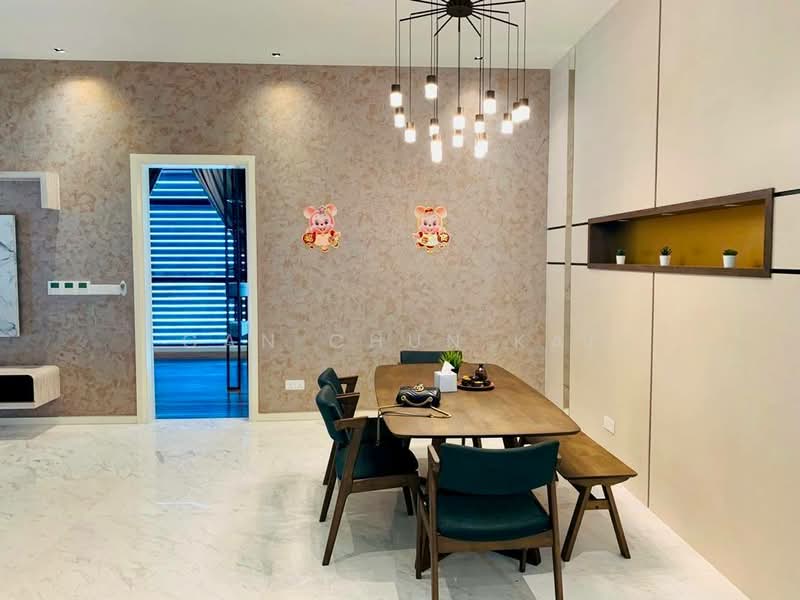 Kondominium untuk Disewa di Setia V Residences - Gan Chun Kai - Dining Room - PropertyGuru.com.my