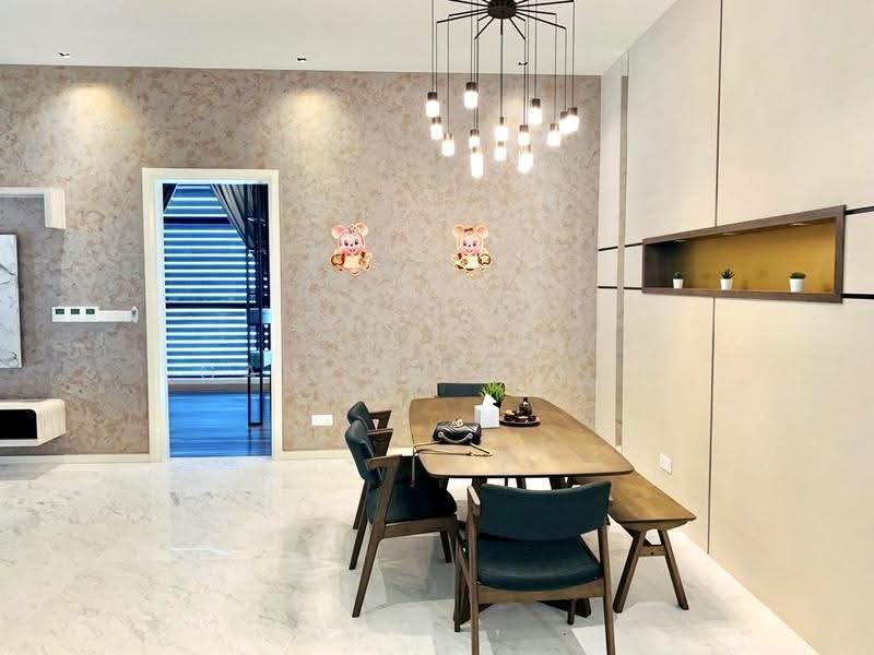 Kondominium untuk Disewa di Setia V Residences - Gan Chun Kai - Dining Room - PropertyGuru.com.my