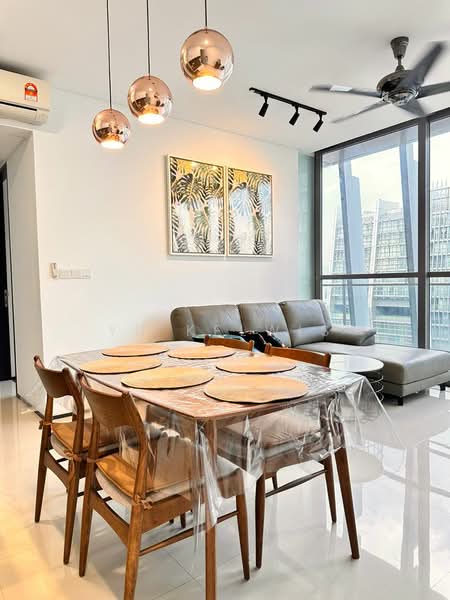 Condominium for Sale at The Fennel - Yu Kelwis - Living Room - PropertyGuru.com.my