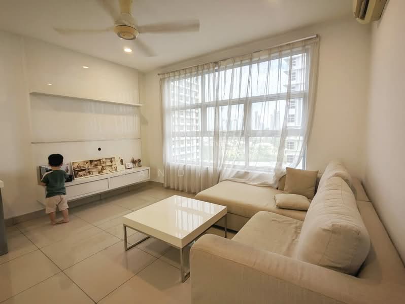 Servis Apartment untuk Dijual di Domain 4 @ NeoCyber - Candy Tan - Living Room - PropertyGuru.com.my