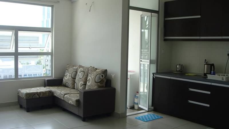Service Residence for Sale at Domain 3 @ NeoCyber - Candy Tan - Living Room - PropertyGuru.com.my