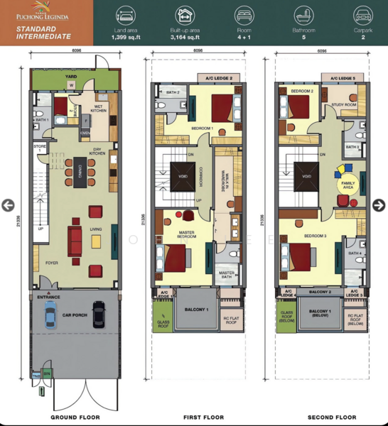 Rumah Teres 3 Tingkat untuk Dijual di BANDAR PUCHONG JAYA (Puchong) - John Lee - PropertyGuru.com.my