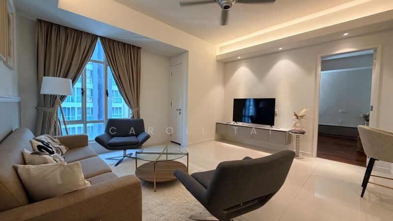 Service Residence for Rent at Cormar Suites (Fraser Place (Lot 163)) - Caroll Tai - Living Room - PropertyGuru.com.my