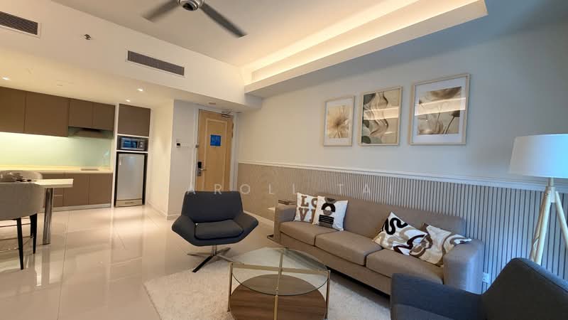 Service Residence for Rent at Cormar Suites (Fraser Place (Lot 163)) - Caroll Tai - Living Room - PropertyGuru.com.my