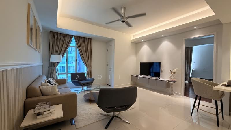 Service Residence for Rent at Cormar Suites (Fraser Place (Lot 163)) - Caroll Tai - Living Room - PropertyGuru.com.my