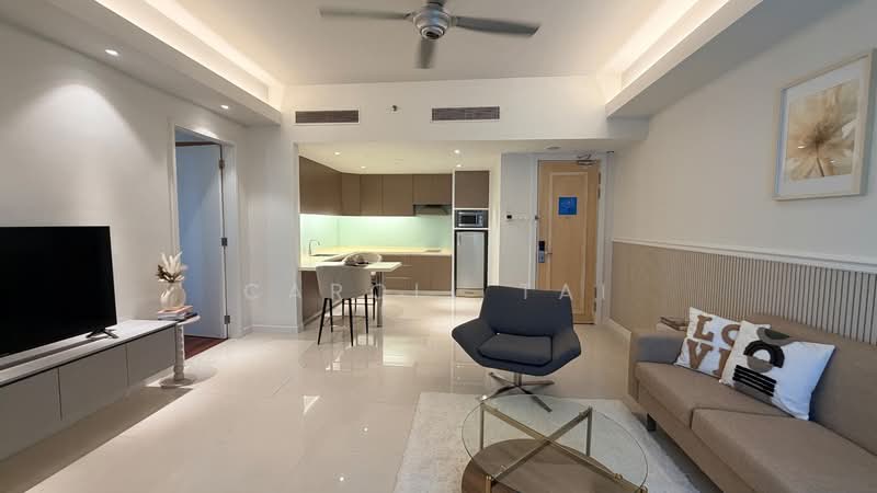 Service Residence for Rent at Cormar Suites (Fraser Place (Lot 163)) - Caroll Tai - Living Room - PropertyGuru.com.my